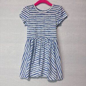 Dotdotsmile Dress Size 2T Short Sleeves Blue Stripes New with Tags